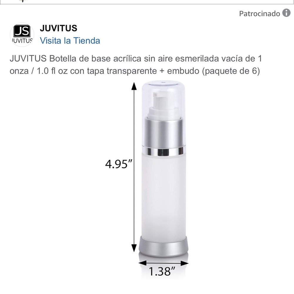 Empty Skin Care Containers